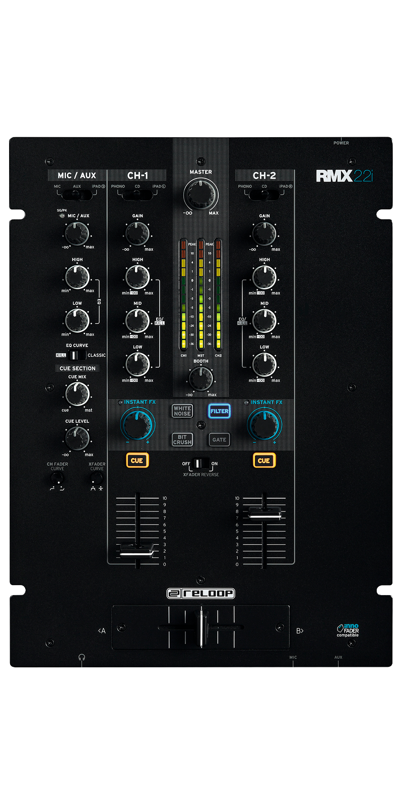 Reloop RMX-22i DJミキサー RMX-22i - Dirigent | ディリゲント