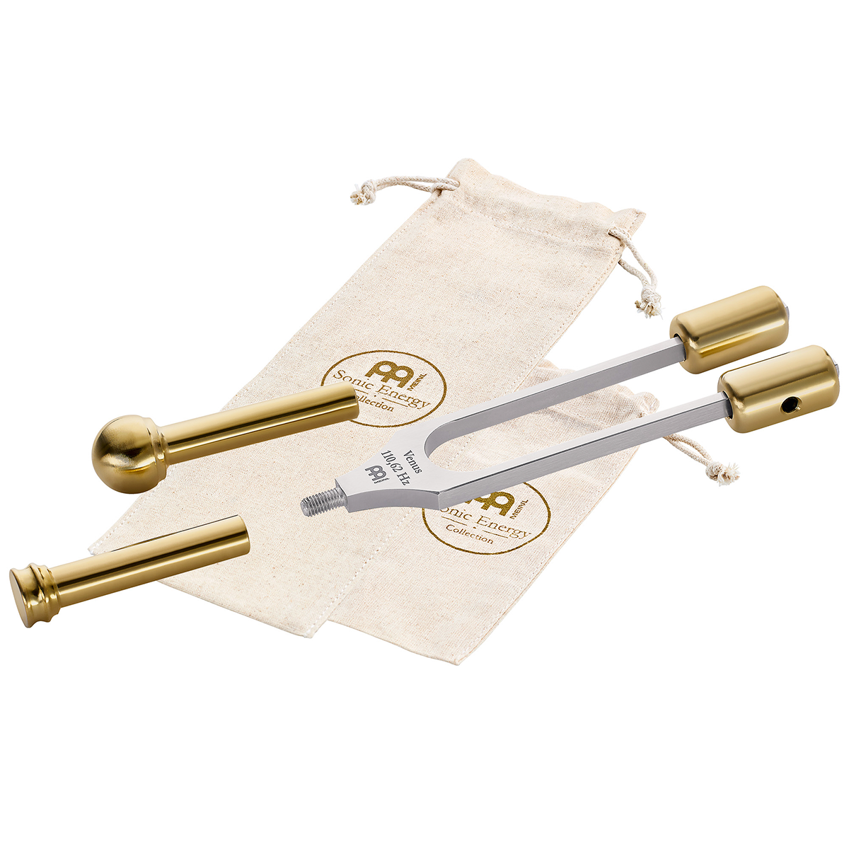 DIAPASON VENUS DE CONEXIÓN A TIERRA DE ACERO NIQUELADO SONIC ENERGY PLANETARY TUNED 110,62 HZ TTF-VG