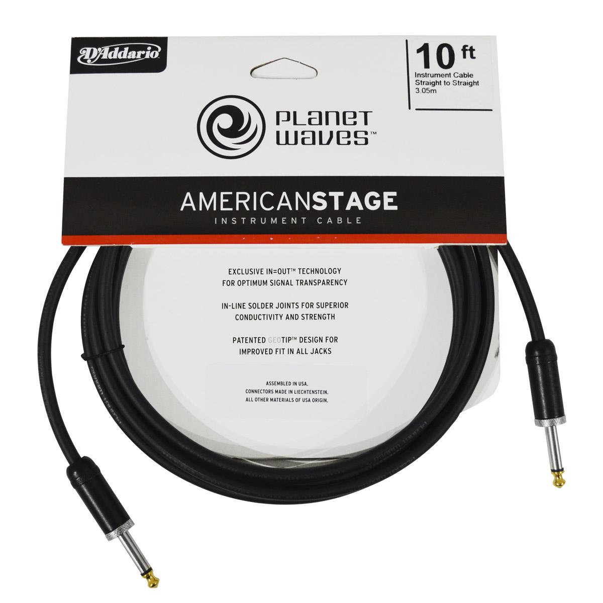 CABLE PLANET WAVE P/INST. PW-AMSG-10 - Gonher Music Center